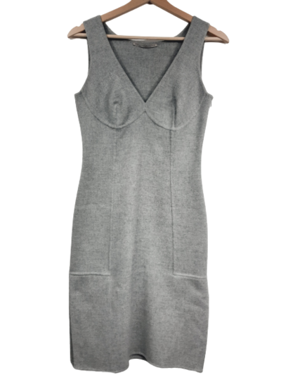 Grey cashmere dress