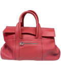 Red leather bag