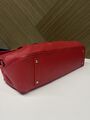 Red leather bag