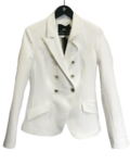 White elegant blazer