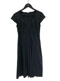 Midi black dress