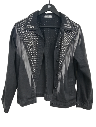 Studded denim jacket