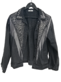 Studded denim jacket