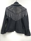 Studded denim jacket