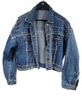 Denim studded jacket