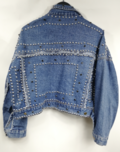 Denim studded jacket