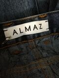 Black lace blue jeans