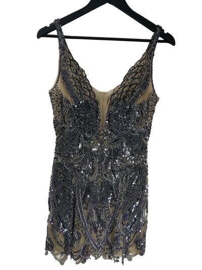Mini embroided dress