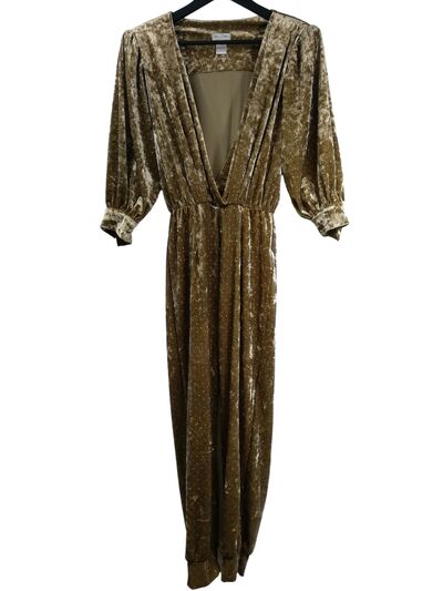 Midi velvet dress