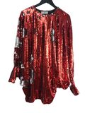 Sequin sweater dress
