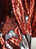 Sequin sweater dress