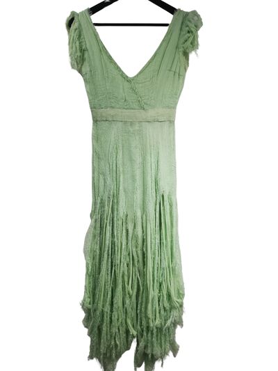 Mint midi summer dress