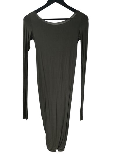 Black jersey dress
