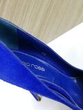 Electric blue pumps