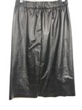 Synthetic leather skirt