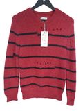 Red knit sweater