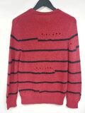 Red knit sweater