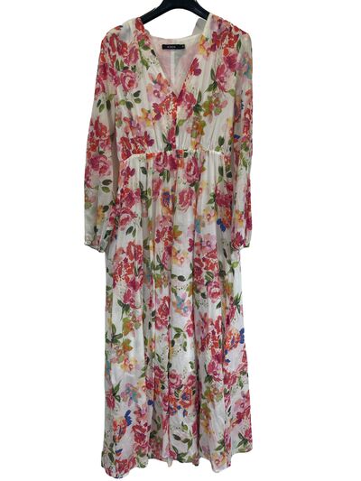 Long printed dress