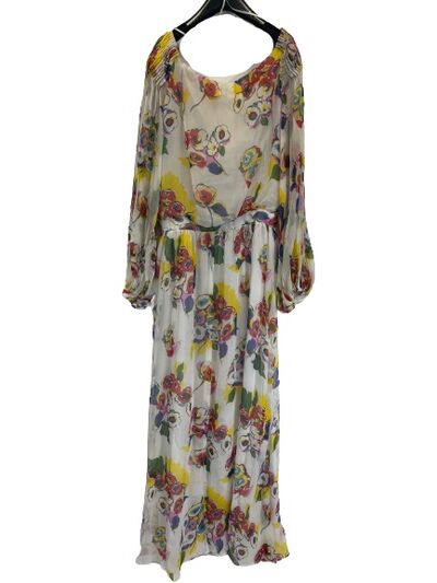 Long printed dress