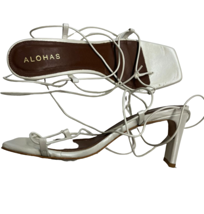 Lace up sandals