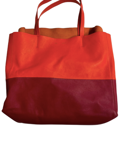 Leather tote