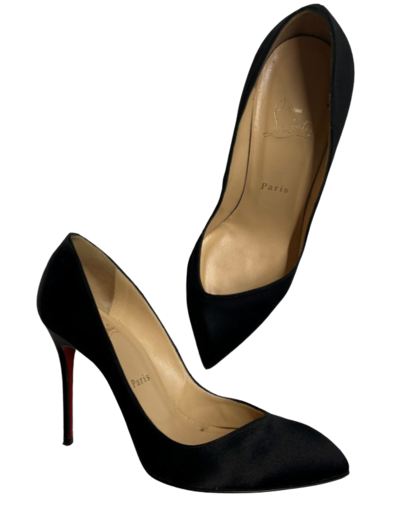 Satin pumps