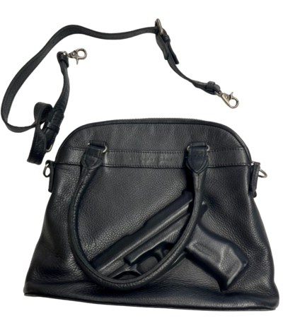 Leather handbag
