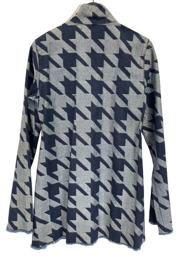 Denim printed dress