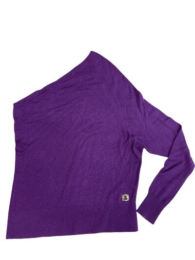 One shoulder knit top