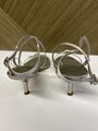 Silver silk sandals