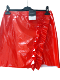Patent Mini Skirt