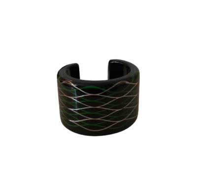 Resin Plexi black and green Bracelets