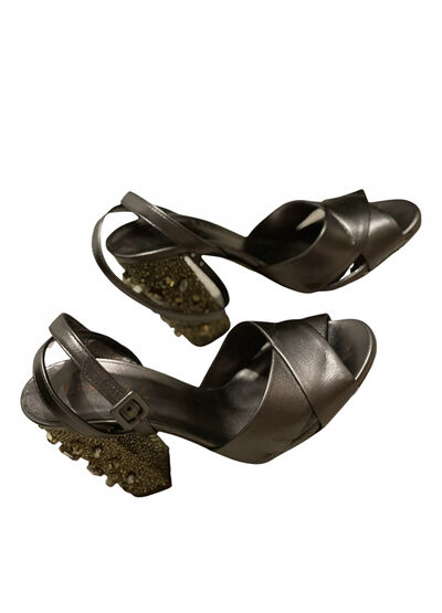 Leather High heels Sandals