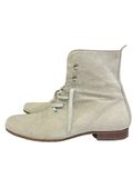 Suede cream boots