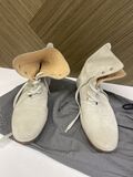 Suede cream boots