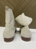 Suede cream boots