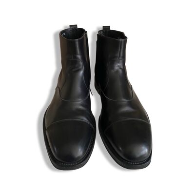 Leather ankle boots