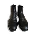 Leather ankle boots