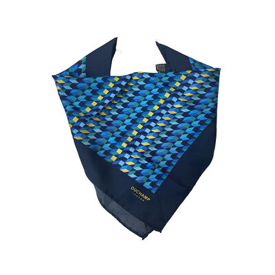 Blue Printed scarf