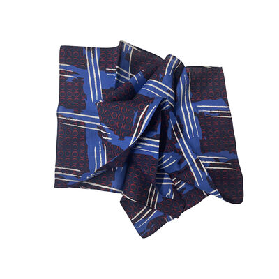 Printed twill scarf