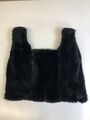 Fur tote handbag