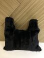 Fur tote handbag