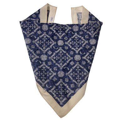 Printed cotton scarf