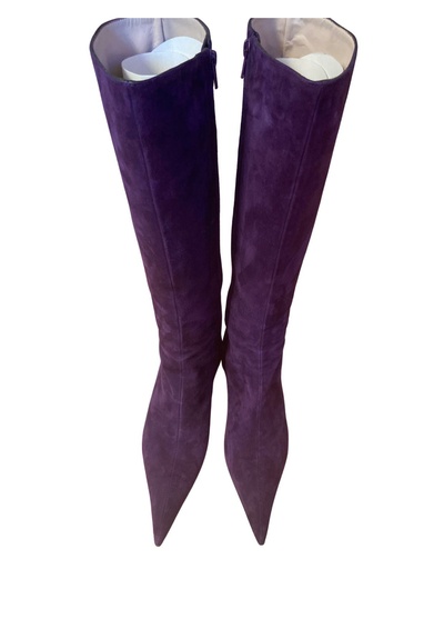 Suede long boots