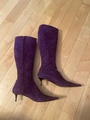 Suede long boots