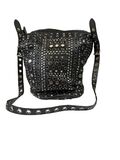 Studded leather bag