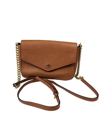 Leather shoulder bag