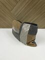 Metallic pouch handbag