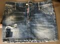 Denim mini skirt