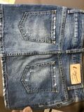 Denim mini skirt